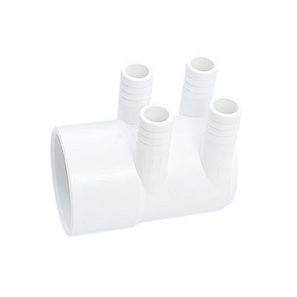 Vattenmanifold 2” inre diameter x stängd, 4 anslutningar